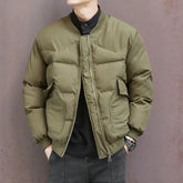 Threebooy Thick Trend Men's Coats Winter Warm Luxury Designer High Quality Male Quilted Padded Jackets Cold Harajuku New In Joker Y2k